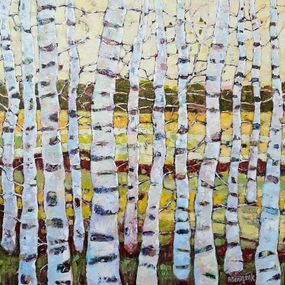 Peinture, Autumn Birches, Ania Pieniazek