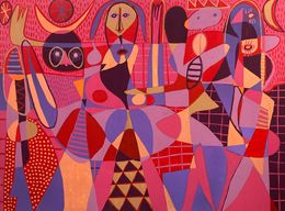 Painting, Ciudad Carmín, Enrique Pichardo
