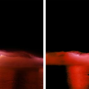 Photographie, Red Pause and Artificial Blast, Diptych. From The While You Are Sleeping Series, Arslan Sükan