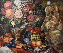 Peinture, Still Life with Sweets, Alexander Litvinov