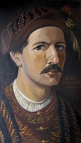 Peinture, Portrait of a man, Alexander Litvinov