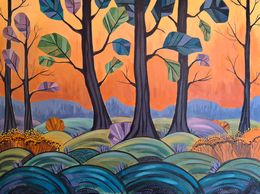 Peinture, Fiery Whisper of the Trees, Natalie Borisenko