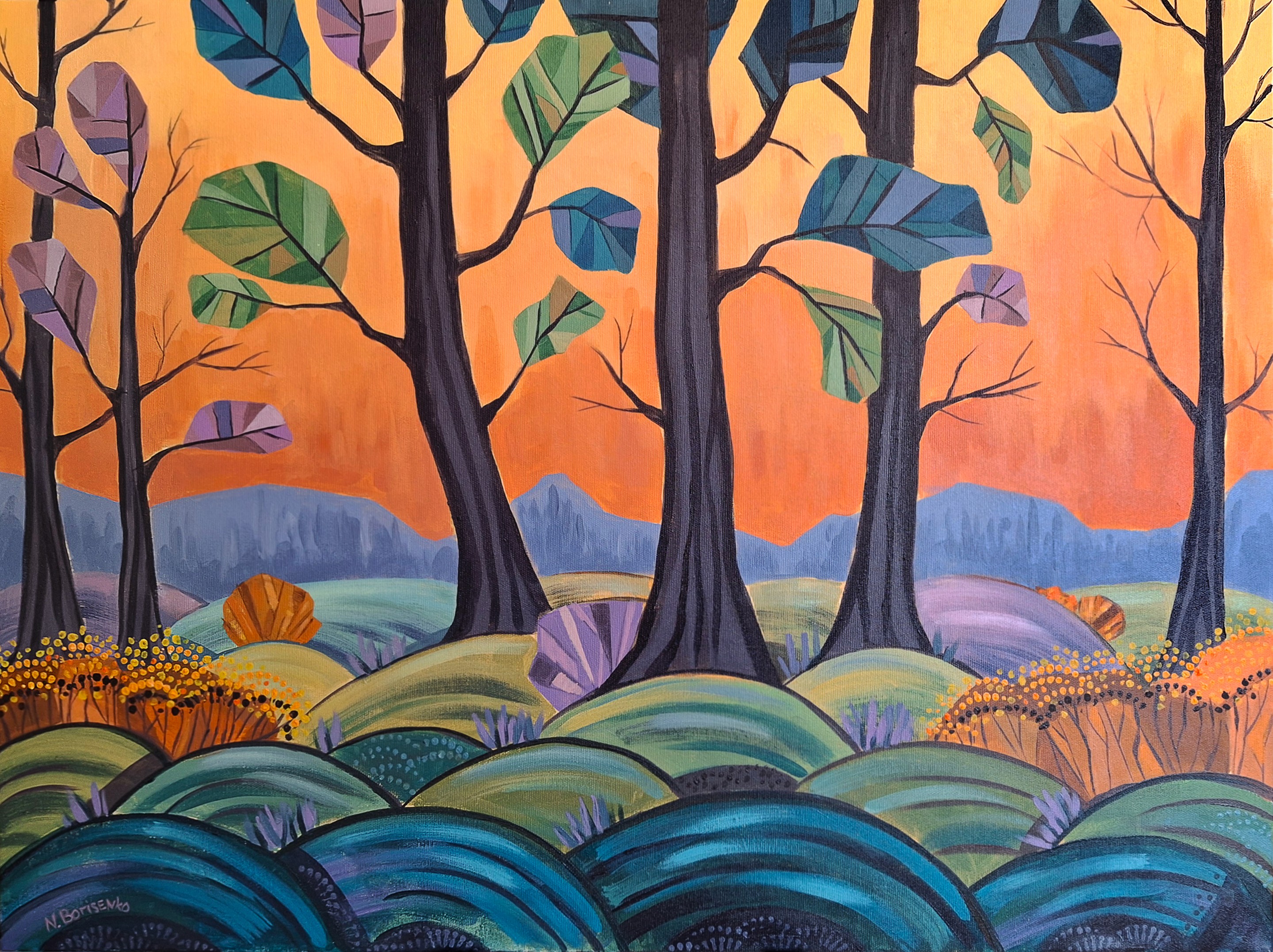 Natalie Borisenko, Fiery Whisper of the Trees Natalie Borisenko, Fiery Whisper of the Trees