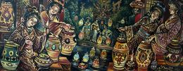Painting, Japanese Motives, Alexander Litvinov