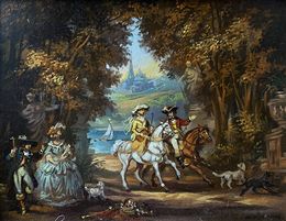 Painting, 18th Century Landscape, Alexander Litvinov