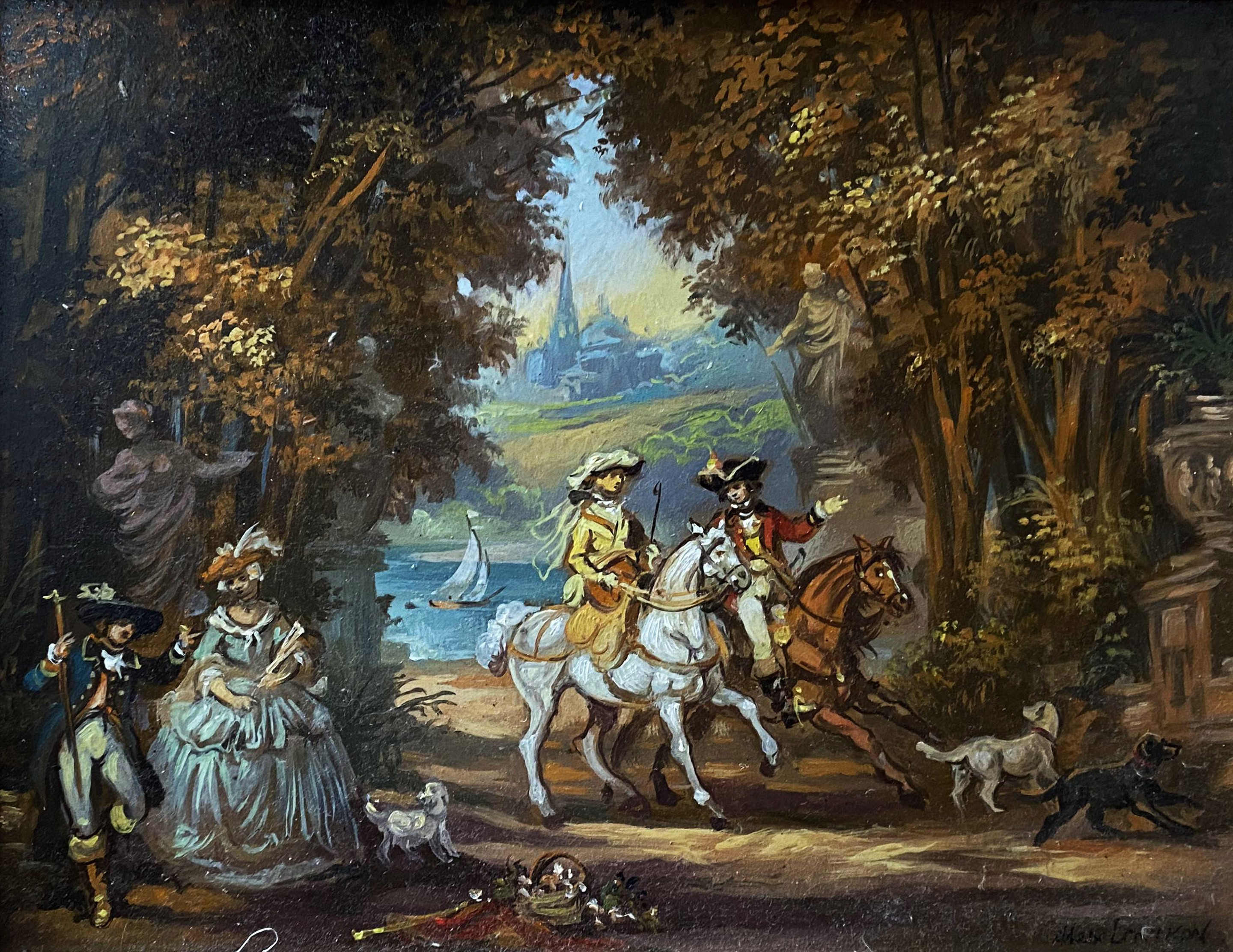 Alexander Litvinov, 18th Century Landscape Alexander Litvinov, 18th Century Landscape