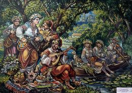 Peinture, Song in the Village of Sula, Alexander Litvinov