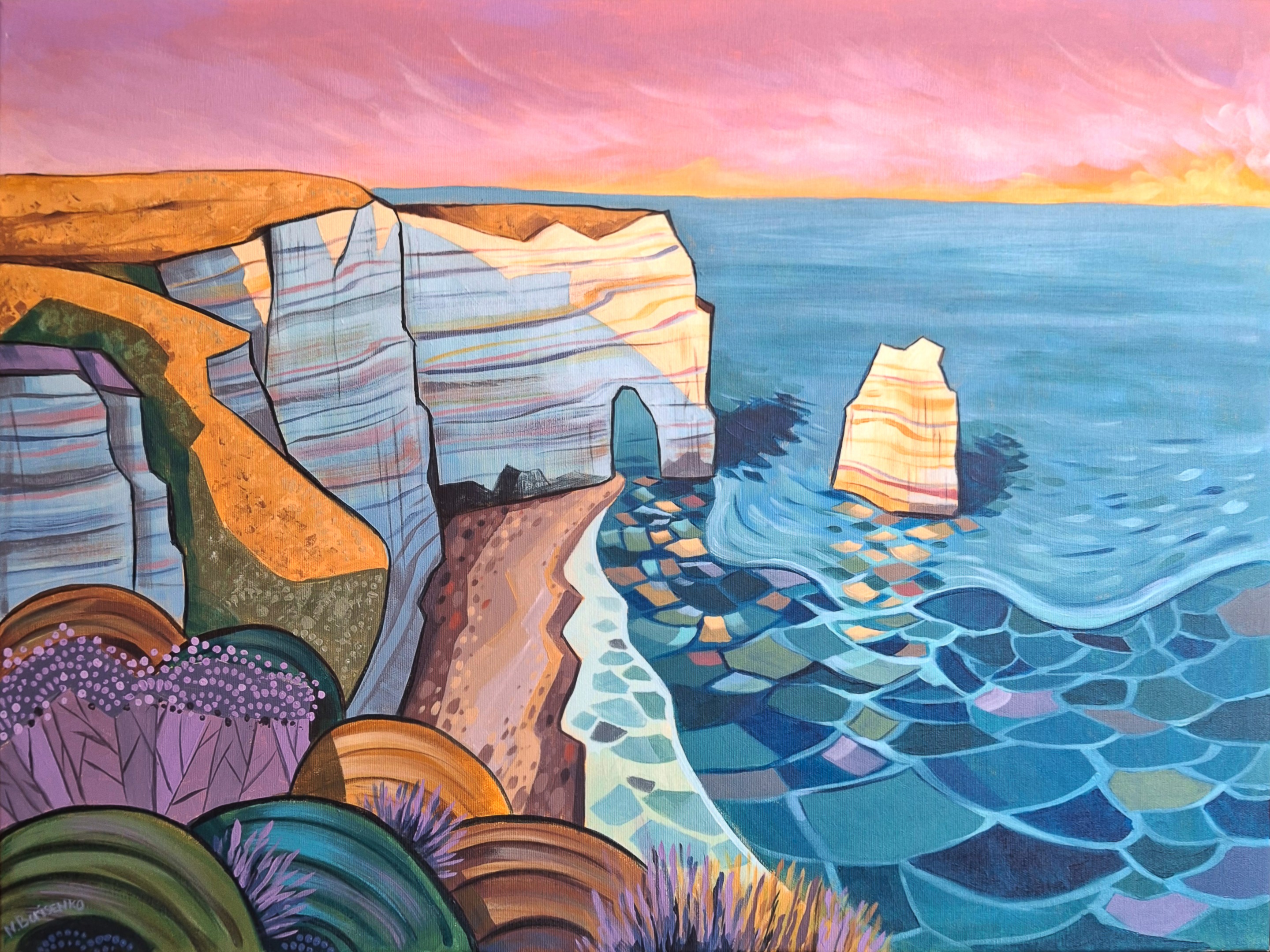 Natalie Borisenko, Winds of Étretat Natalie Borisenko, Winds of Étretat