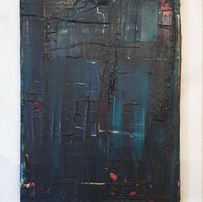 Painting, Mid Century Abstract Geometric Study In Polymerised Macro-Molecular, Paul H Saffre