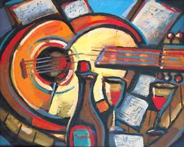 Pintura, Evening Composition, Rumen Sazdov