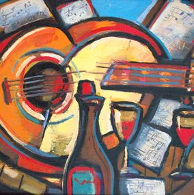 Peinture, Evening Composition, Rumen Sazdov