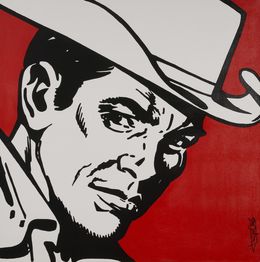 Painting, The cowboy, Philippe Dailler