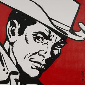 Painting, The cowboy, Philippe Dailler