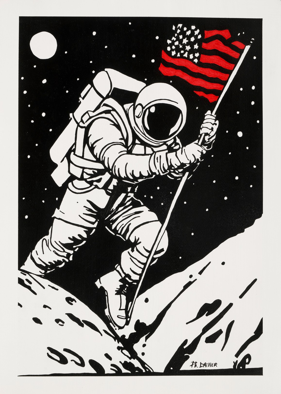 Philippe Dailler, Astronaut on the moon Philippe Dailler, Astronaut on the moon