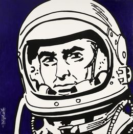 Painting, The astronaut, Philippe Dailler