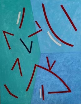 Painting, Chute libre, Hervé Dupuis