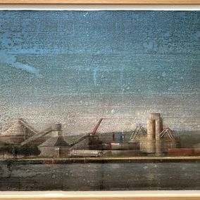 Peinture, Port de Rouen, Yves Crenn