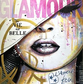 Painting, Brigitte Bardot, La vie est belle, Patrick Cornée