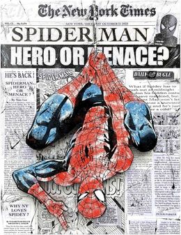 Peinture, Sipderman NYT 3D, Tristan MM
