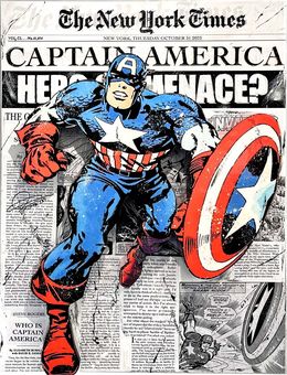 Pintura, Captain America NYT 3D, Tristan MM