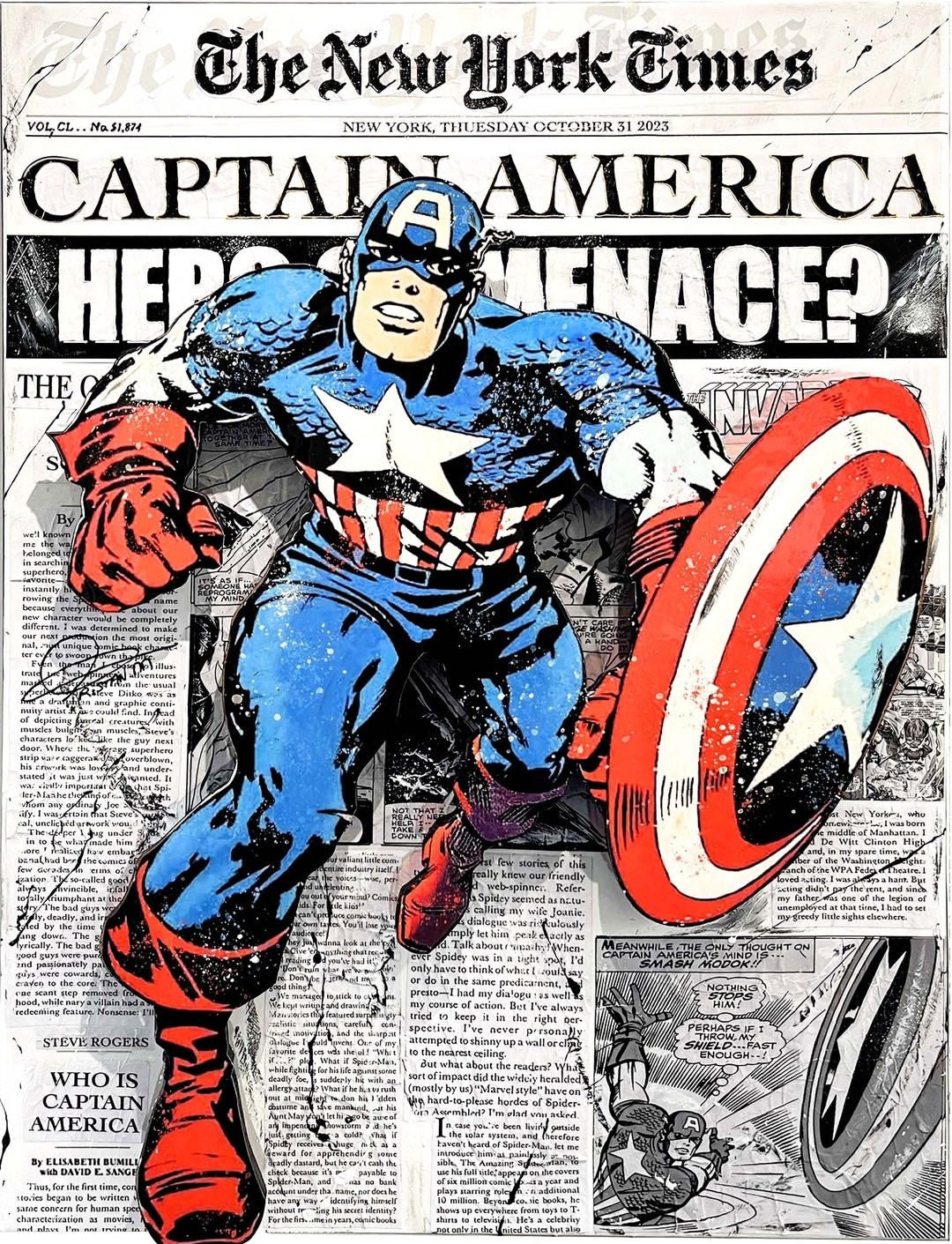 Tristan MM, Captain America NYT 3D Tristan MM, Captain America NYT 3D