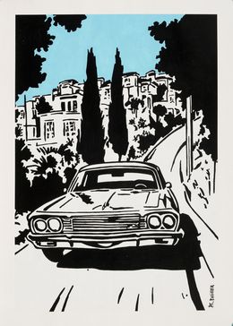Peinture, Car on the street, Philippe Dailler