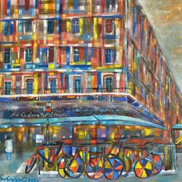 Painting, Métro Voltaire, Samiran Boruah