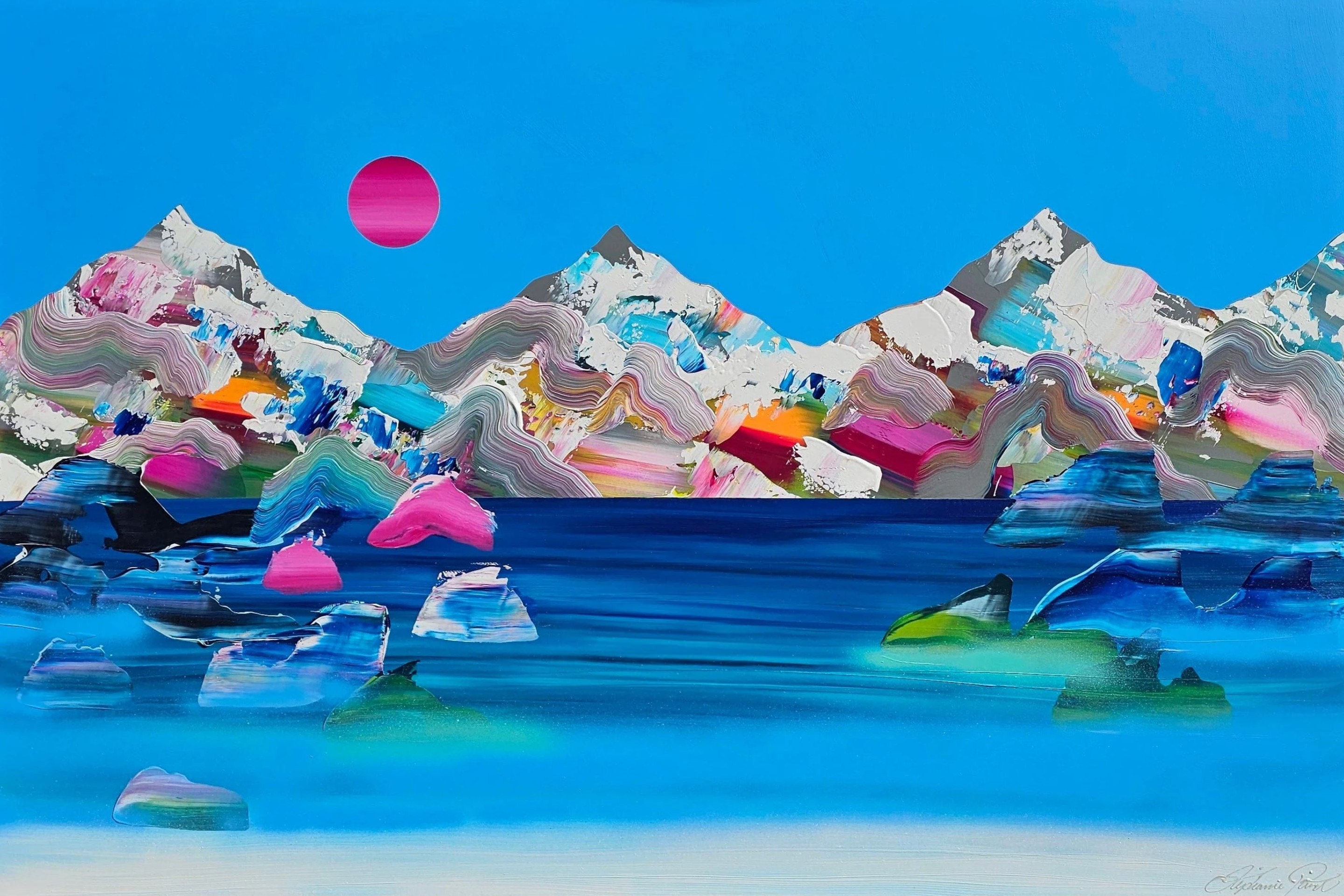 Stephanie Rivet, Paysage onirique 425 Stephanie Rivet, Paysage onirique 425