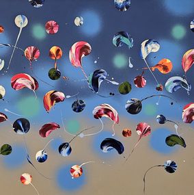 Peinture, Emergence d'un nouveau bonheur, Stephanie Rivet