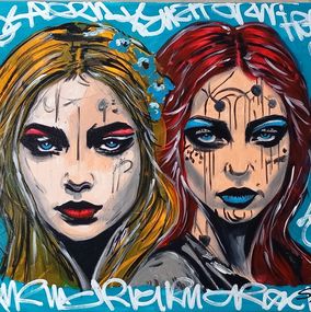 Painting, Twins, Stoz