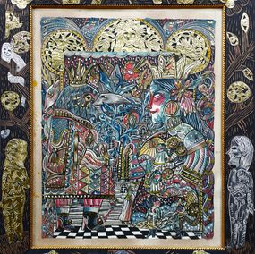 Peinture, Le Roi Corbeau, Mina Mond
