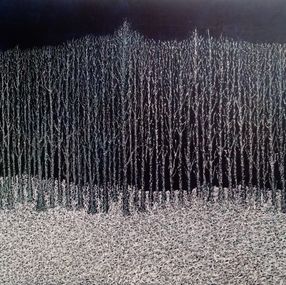 Peinture, Bosco di notte, Antonio Presti