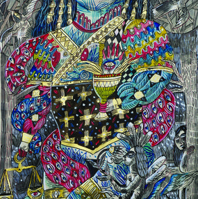 Painting, Sophia Pistis, Mina Mond