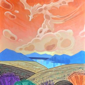 Painting, Heavenly Sentinel, Natalie Borisenko