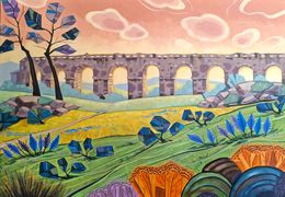Painting, The Crossroads of Time, Natalie Borisenko