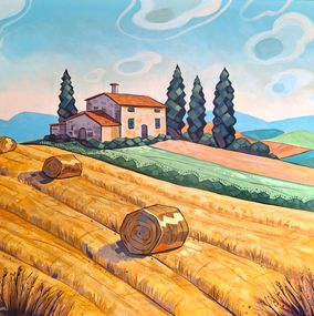Painting, Beneath the Tuscan Light, Natalie Borisenko