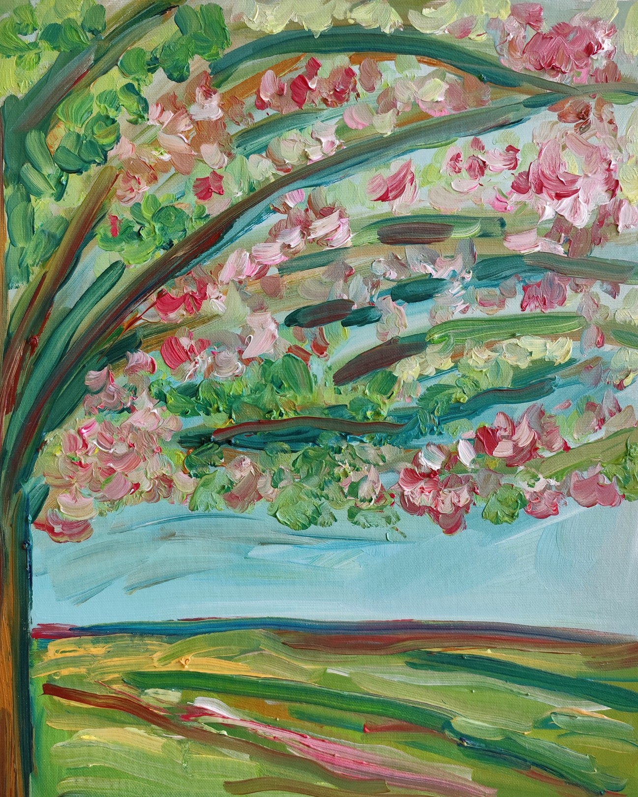 Natalya Mougenot, Blossoms of the almond tree Natalya Mougenot, Blossoms of the almond tree