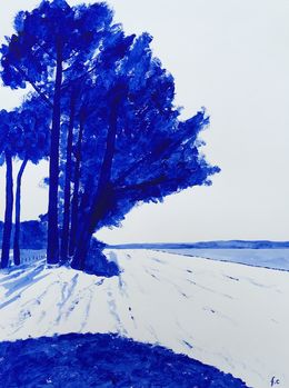 Peinture, Plage du Cap Coz, Frédéric Cadiou