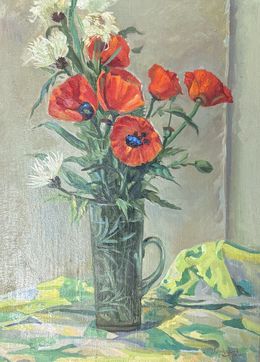 Painting, Poppies, Vahram Meliqsetyan