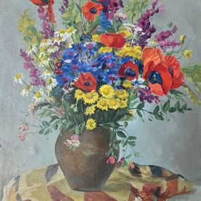 Peinture, Flowers Still Life, Vahram Meliqsetyan