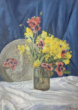 Peinture, Yellow Flowers, Vahram Meliqsetyan