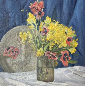 Peinture, Yellow Flowers, Vahram Meliqsetyan