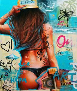 Painting, Pop Art with a Girl, Abashidze Marusya