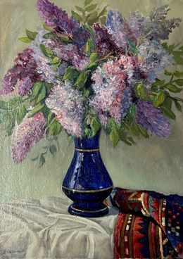 Painting, Lilacs, Vahram Meliqsetyan