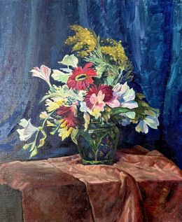 Painting, Vase of Flowers, Vahram Meliqsetyan