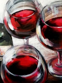 Painting, Buy yourself some great wine, Abashidze Marusya