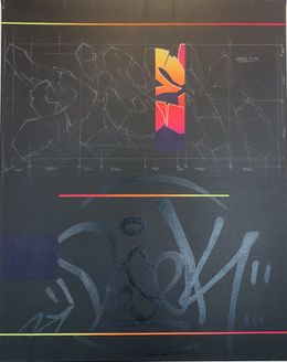 Painting, Graffiti Evolution 2, Disek