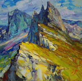 Painting, Dolomite Alps, Serhii Cherniakovskyi