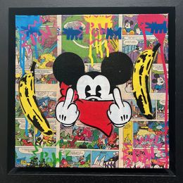 Painting, Rebellious Mickey, Koen Betjes