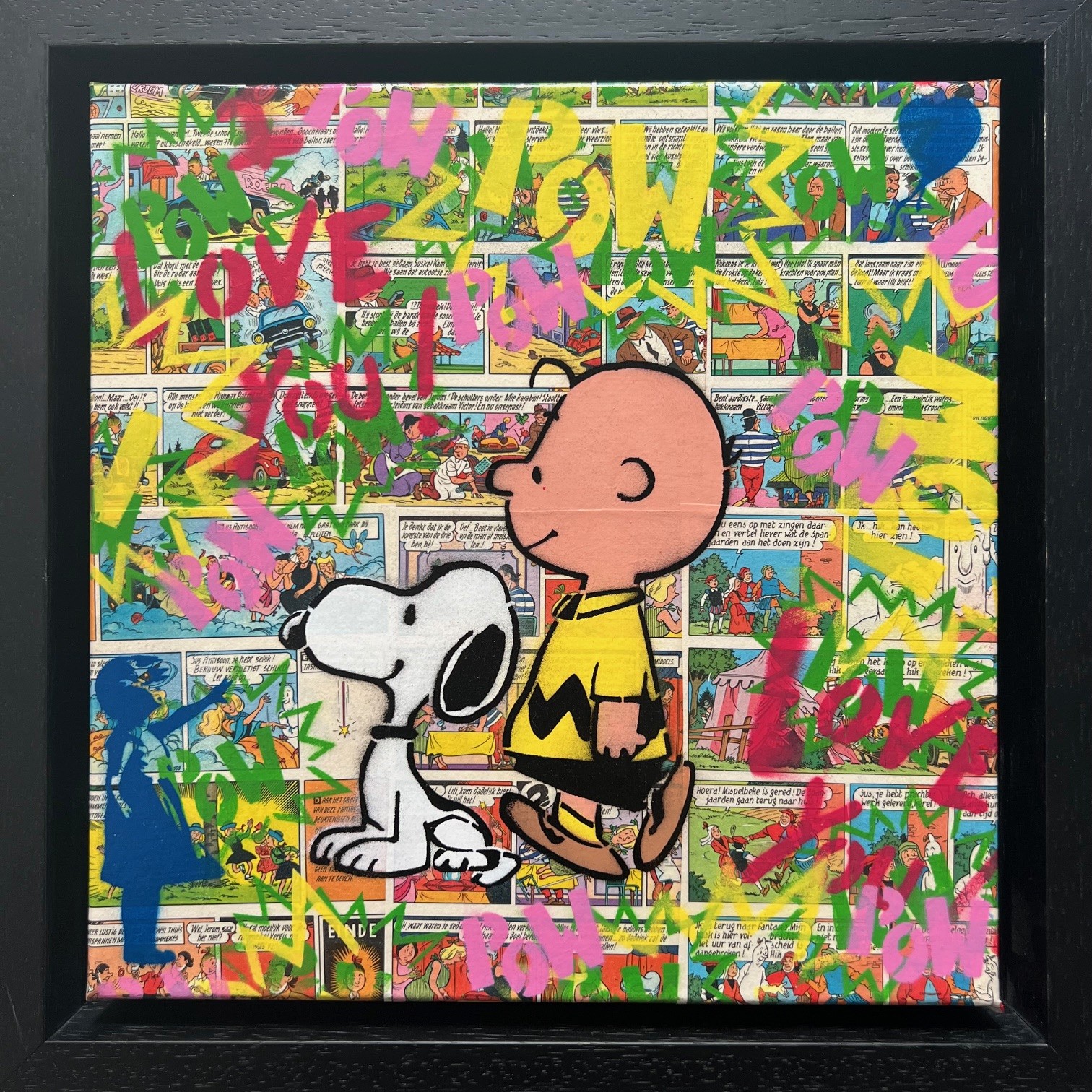 Koen Betjes, Snoopy and Charlie Brown love StreetArt Koen Betjes, Snoopy and Charlie Brown love StreetArt
